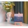 12Pcs Wooden Tabletop Art Display Easels, Small Desktop Holder Stand