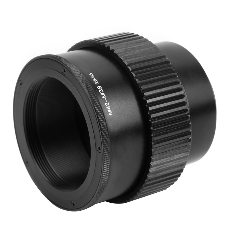 NEWYI M42‑M39 25‑55mm Camera Adjustable Focusing Helicoid Adapter Macro Extension