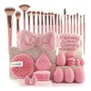 40pcs Brochas Maquillaje Profesional Esponjas Neceseres