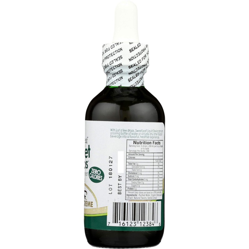 Sweetleaf, Stevia Clear Vanilla Creme, 2 Fl Oz