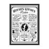 WBdesignz Witches Kitchen Rules Witches Kitchen Picture Wall Decoration Cooking