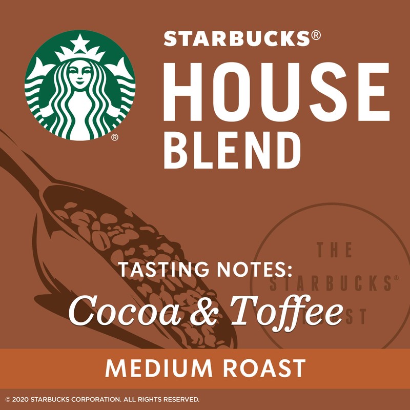 STARBUCKS® House Blend – Ground Coffee 18oz - Packaging may