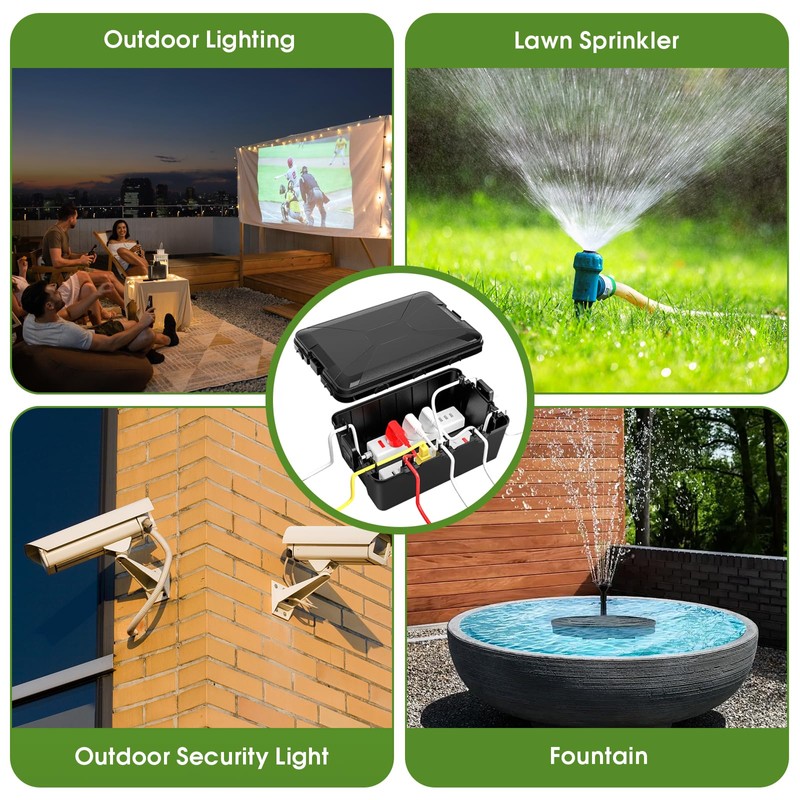 Outdoor Electric Box 32 x 21 x 13 cm Waterproof