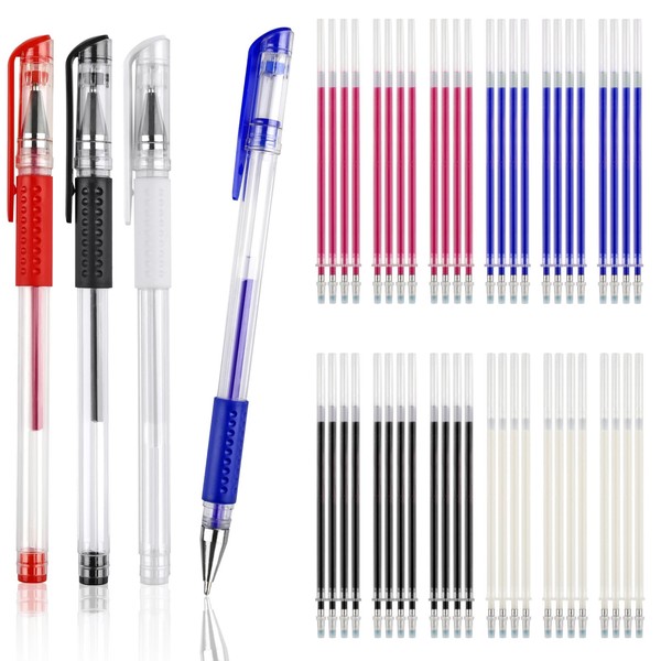 COIDEA 8 Pcs Heat Erasable Pens for Fabric with 64