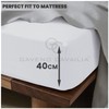 Luxury Extra Deep Fitted Sheet, Plain Polycotton Lightweight & Long