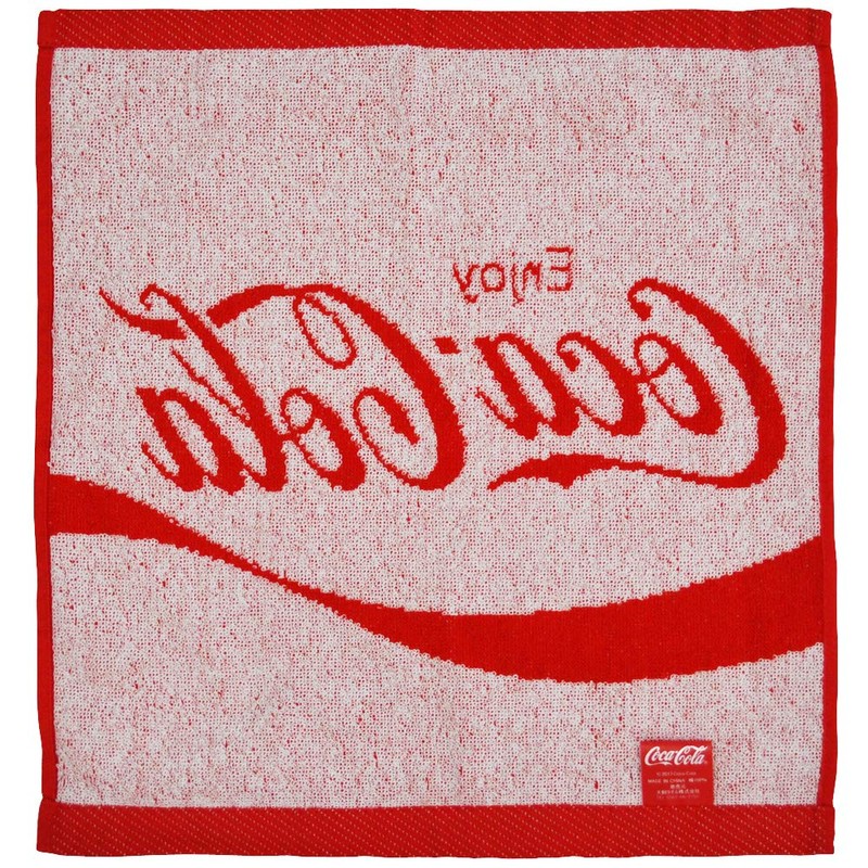 犬飼タオル コカ・コーラ ジャガード ウォッシュタオル