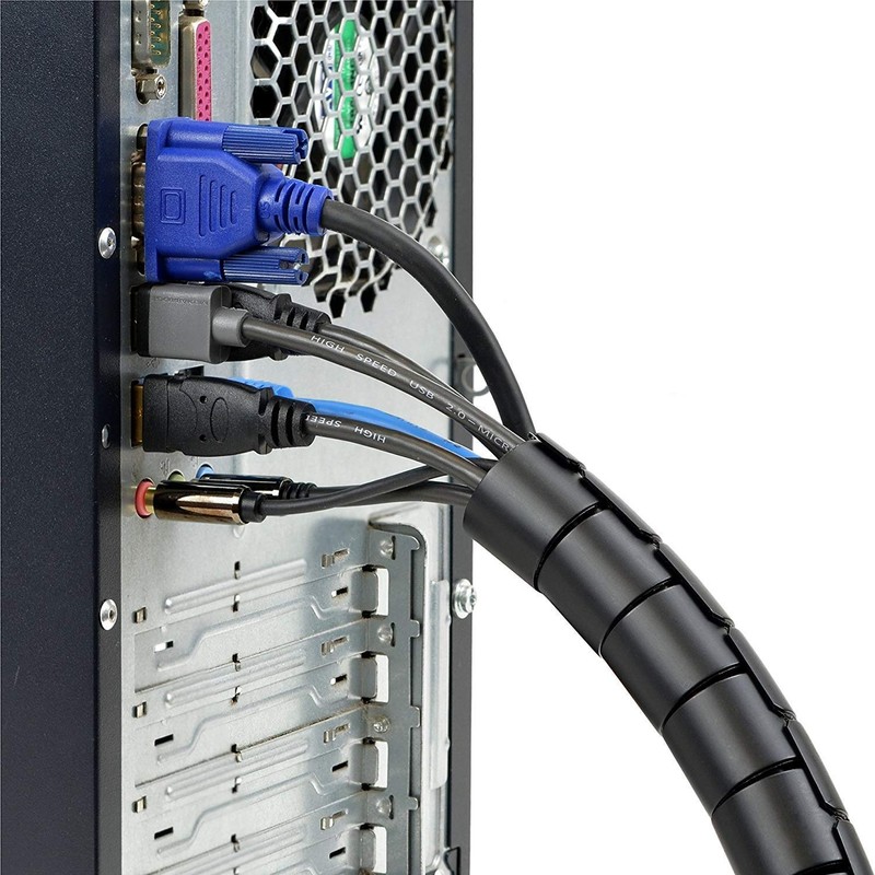Cable Bundle, Wiring, Hidden Large Direct Electrical Cord Cover, Organization