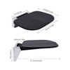 Folding Shower Seat Wall Mounted,440 lbs Load-Bearing Foldable Shower Bench