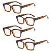 Eyekepper 4 Pack Ladies Reading Glasses - Oversized Square Design
