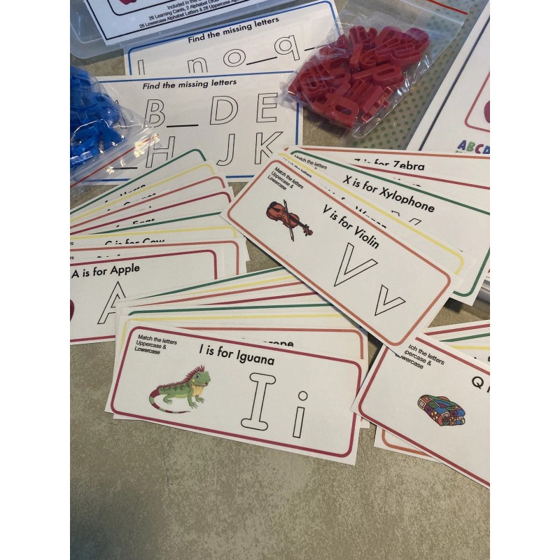 Alphabet Recognition Learning Set - PreK - K-5 w/ Lakeshore