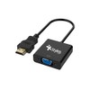 Stylos STACHV1B Convertidor Tech HDMI/VGA Cable Auxiliar 3.5mm Color Negro