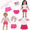 18 Pcs American 18 inch Doll Clothes,10 Sets Girl Doll