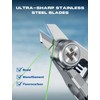 HOOK-EZE Fishing Line Cutter, Fly Fishing Nippers with Retractors and