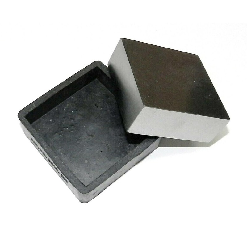 JTS Steel Bench Block W/Rubber Base 2-1/2" Square 1" Thick