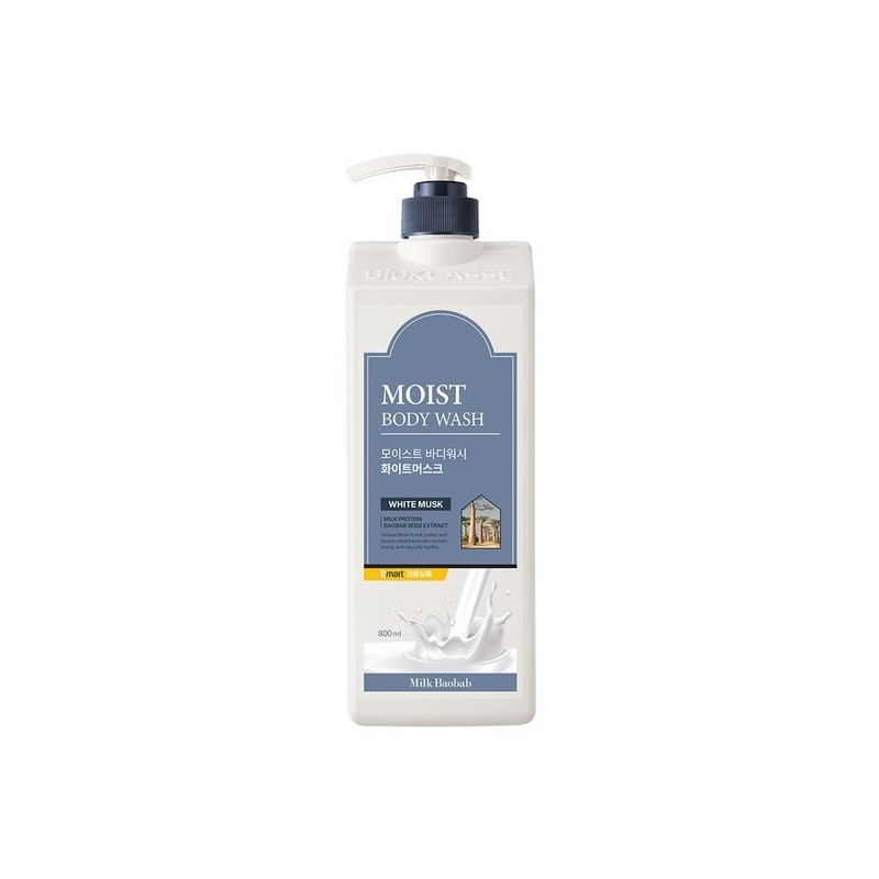 Milk Baobab 밀크바오밥 모이스트 바디워시 화이트머스크 800ml Milk Baobab Moist