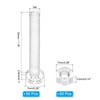PATIKIL M4x30mm Acrylic Bolts with Hexagon Nuts, 50 Set, Transparent