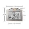 Malden International Designs Wedding 50th Anniversary Two Tone Picture Frame,