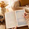2 pcs Record Template Metal Journal Stencils for Dotted Journals