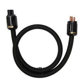 HiFi Power Cable 12AWG 3 Core Pure Copper Plug  15A AC Power Cord for Sound Equipment Amplifier