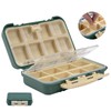 Goture Tackle Box, Double-Sided Storage, ABS Waterproof, Lure Case, Bait