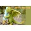 Gemmia Miniature Fairy Garden Dragon Figurines- Swing Dragon Statue
