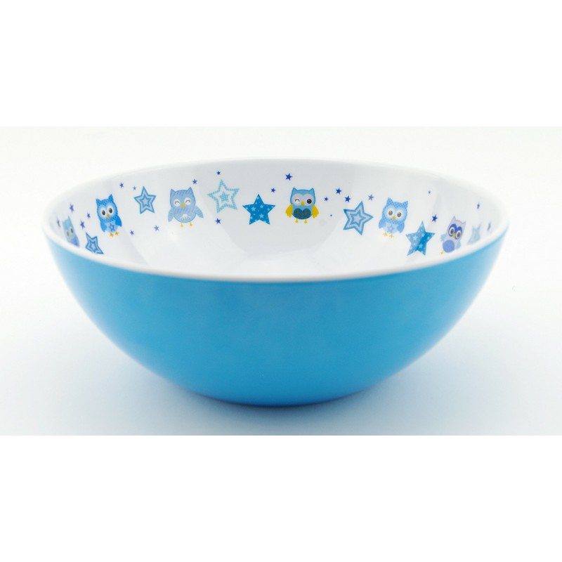 SmileKIDZ ~ OLLIE OWL ~ Deluxe 7 Piece Eating Set