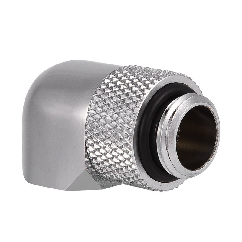 Richer-R Water Cooling Fitting, 90 Degrees PC Water Cooling Two-Touch