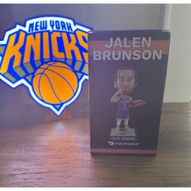 Jalen Brunson New York NY Knicks Bobble head Figure Door Dash bobblehead NEW