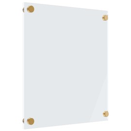 MaxGear Acrylic Dry Erase Board for Wall, 36'' x 24'' Clear Large Acrylic Writing Board Non Magnetic Floating Frameless Wall Mounted Big Whiteboard with 4 Markers,1 Eraser and 1 Cloth