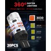 LASFIT T3 7443 7440 LED Bulb Amber for Toyota Camry