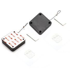 2PCS Punch-Free Automatic Door Closer Multifunctional Automatically Screen Door Closer Residential Commercial Auto Door Closer with Drawstring Closer Door Retractable for Internal Home Store