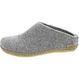 Glerups Wool Open Heel Unise Grey - EU 41 - Women's 10 / Men's 8-8.5 US Medium