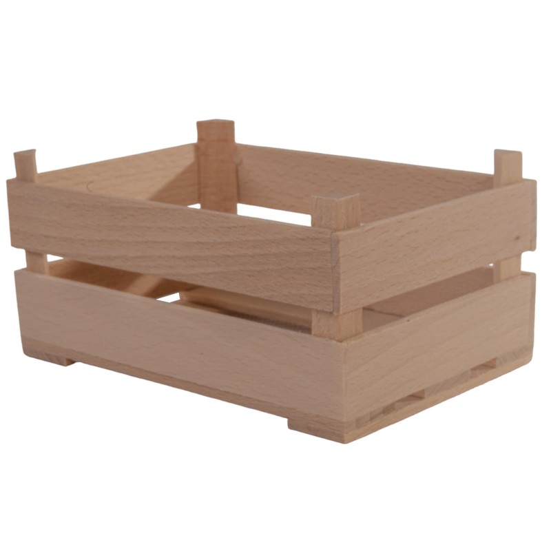 Wooden Decorative Tiny Mini Crates | Extra Small 125 x