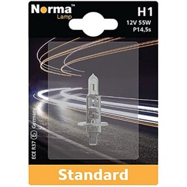 Norma 210651-201 H1 Halogen Headlight Bulb Single Blister Pack 12V 55W P14