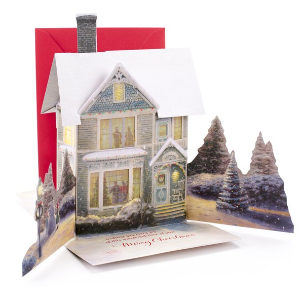 Hallmark Christmas Pop Up Card with Light and Song