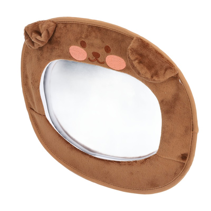 Baby Car Mirror Cute Cartoon Super Soft Fabric Acrylic Car