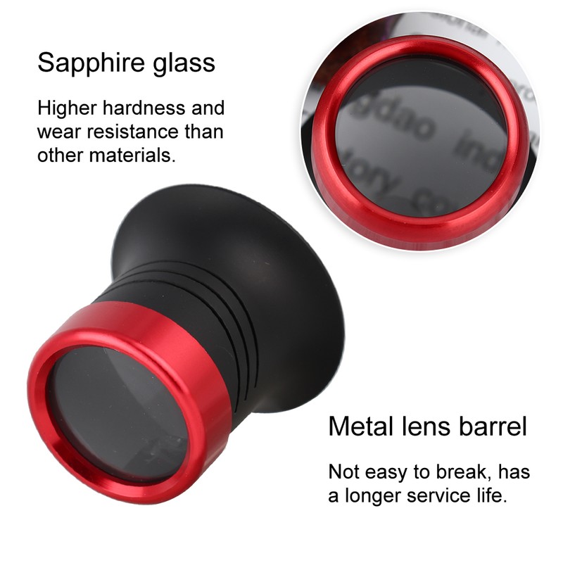 Magnifying Glass Sapphire Glass Metal Lens Barrel Watches Repairing Magnifier