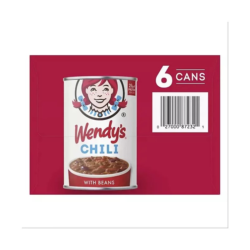 Wendy's Chili With Beans 15 oz., 6 pk.