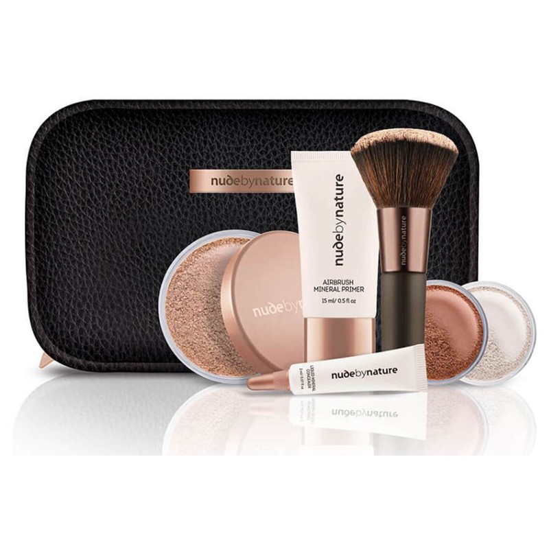 nude by nature Complexion Essentials Starter Kit, Light/Medium