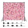 Pink Floral Backdrop for Photography Spring Flower Bridal Backdrop Family