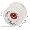 FunTomia 4 x Miniboard/Skateboard Wheels 59 x 45 mm with