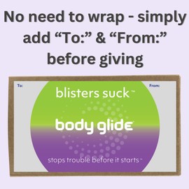 BodyGlide Skin Glide & Foot Glide Gift Set | Blister Protection and Anti Chafing Cream | Complete Skin Protection for Sports, Play & Everyday | 1.6oz Skin Glide & 0.8oz Foot Glide