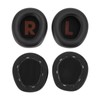 2PCS Headphone Ear Pads High Density Sponge Protein Leather Earphone