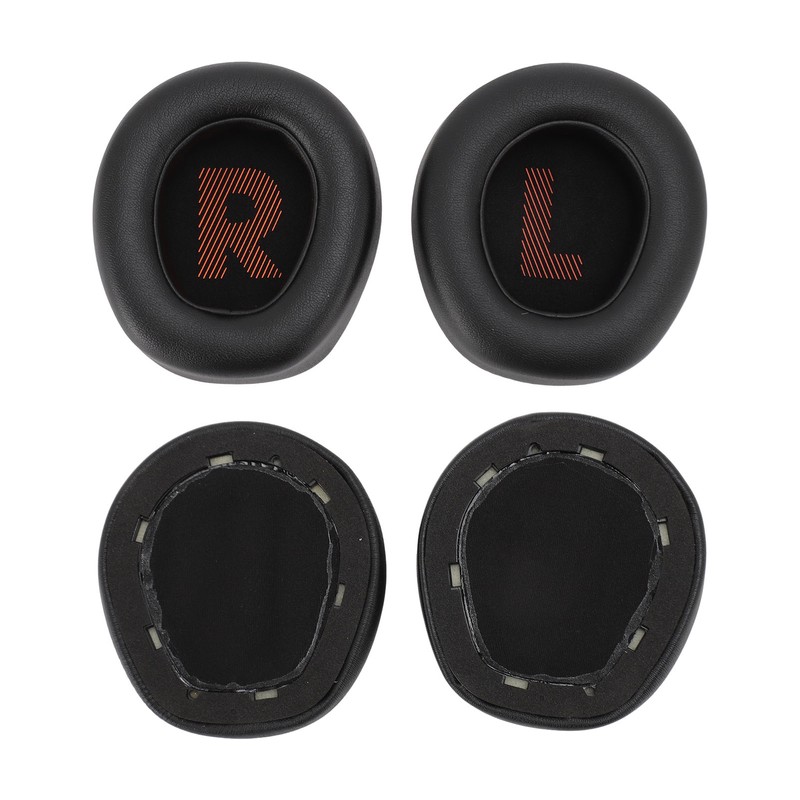 2PCS Headphone Ear Pads High Density Sponge Protein Leather Earphone