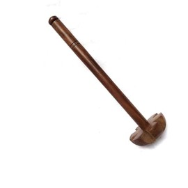 Generic Wooden Mathani, Mixer,Hand Blender(Saag/Dal/Lassi Ghotni) (Size 14 inch) Wood Spiral Whisk (Pack of 1) (Brown), Large, HAGISU99