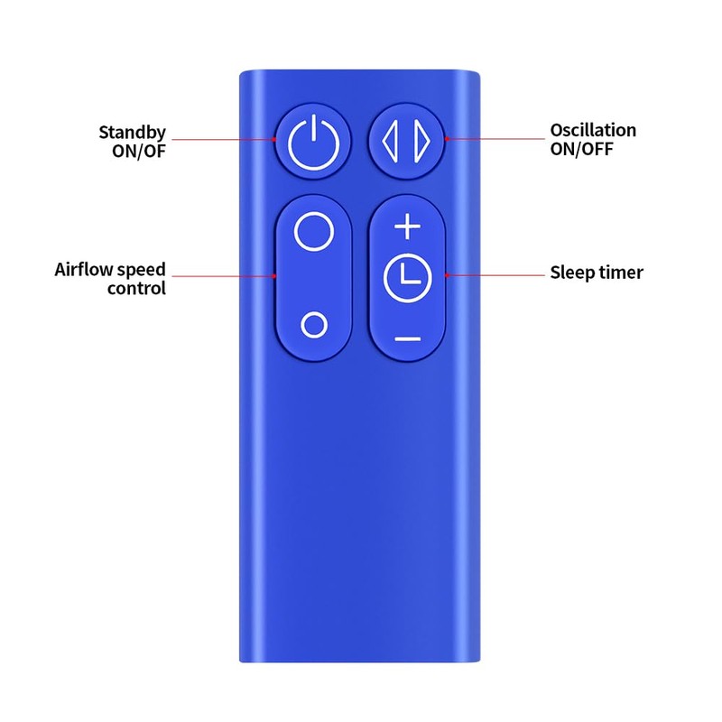 Alternative to the Tower Fan Remote Control, Compatible with Dyso