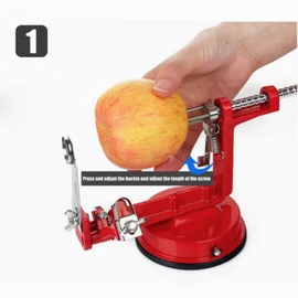 New Kitchen Tool Fruit Cutter Corer 3 in 1 Slicer Kitchen Tool Apple Slinky Machine Peeler