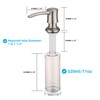 Kmeino Soap Dispenser for Kitchen Sink, Built in Sink Soap