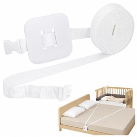 OXDASW Cinghia da 8 m per lettino, fissaggio per letto a molle, fissaggio per letto d'appoggio, cinghie per il fissaggio, per letti a molle e lettini per bambini