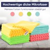 Okaei Microfibre Cloths Pack of 24, Cleaning Cloths, All-purpose Cloths,